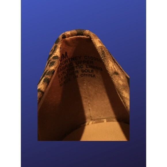 MIA “Courtney” Pointy Toe Flats, LEOPARD Print Fabric, Size 10M, EUC - Picture 3 of 9